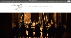 Desktop Screenshot of macadamensemble.com